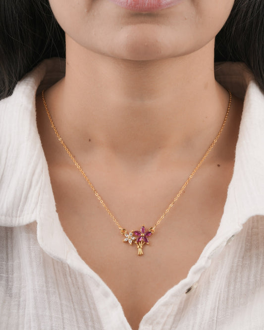 Blooming Blossom Floral Necklace