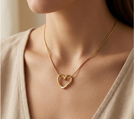 Golden Heart Necklace
