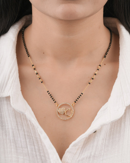 Royal Black Love Mangalsutra
