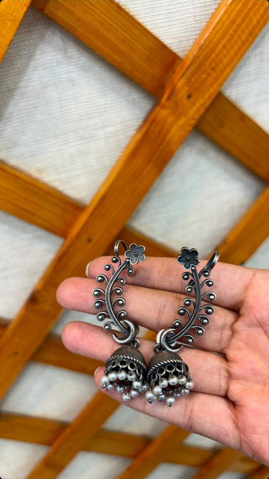 Heritage Ruby Peacock Earrings