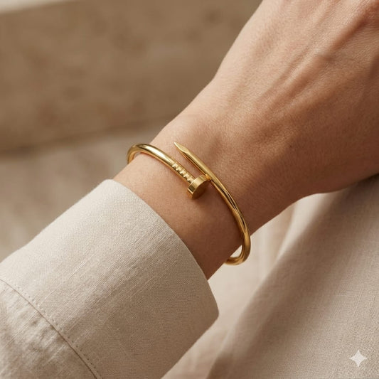 Nail Bangle Bracelet